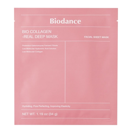 Biodance - Bio-Collagen Real Deep Mask Set - Sada zpevňujících kolagenových masek na obličej - 4ks/34g