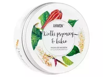 Anwen - Pšeničné klíčky a kakao - Maska na vlasy s vysokou pórovitostí - 200 ml