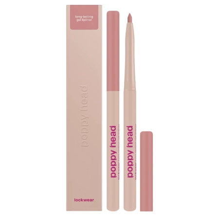 Poppy Head - Lockwear Long-Lasting Gel Lipliner - Dlouhotrvající gelová konturovací tužka na rty - 03 Nude Alarm - 0,6 g