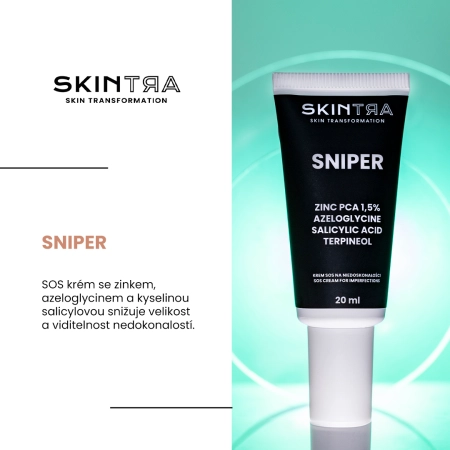 SkinTra - Sniper - Krém na nedokonalosti - 20 ml 