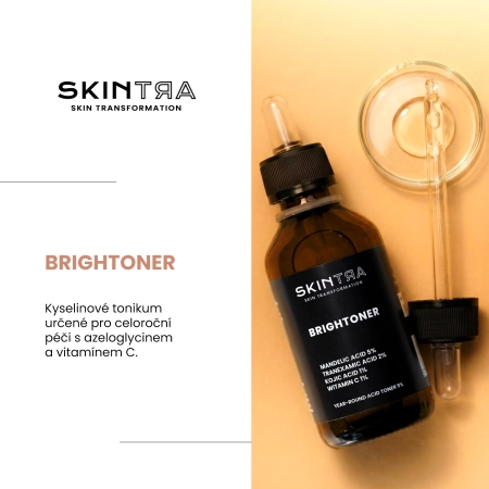 SkinTra - Brightoner - Celoroční kyselinové tonikum 9% - 100 ml