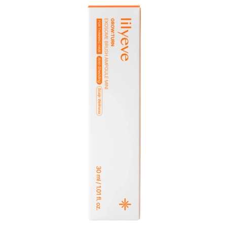 lilyeve - Grow:Turn Exosome Brush Ampoule - Posilující ampulka na vlasy a pokožku hlavy - Mini - 30 ml