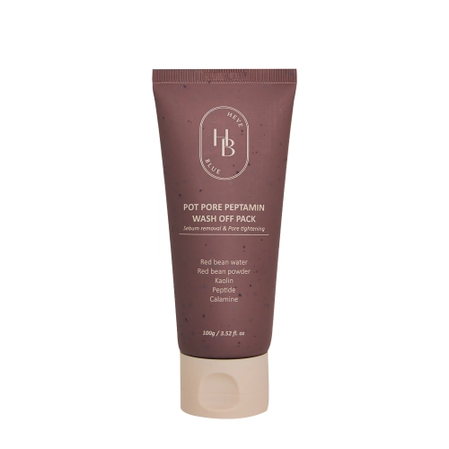 HEVEBLUE - Pot Pore Peptamin Wash Off Pack - Maska na stahování pórů - 100 g