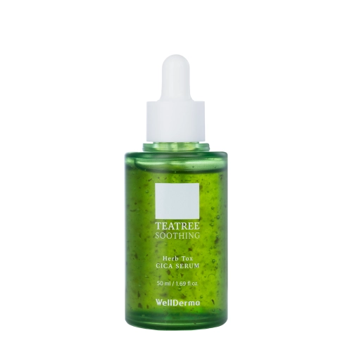 WellDerma - Herb Tox Cica Serum - Hydratační a zklidňující pleťové sérum - 50 ml