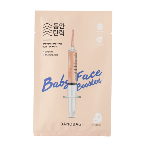 Banobagi - Baby Face Booster Mask - Zpevňující pleťová maska v plátýnku - 1ks/30 g