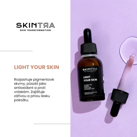 SkinTra - Light Your Skin - Sérum s vitaminem C 20% a kyselinou ferulovou - 30 ml
