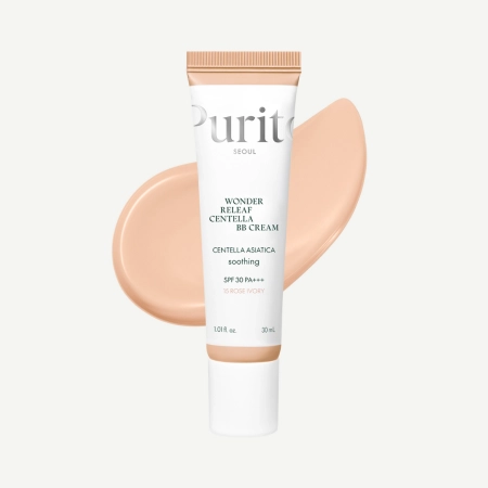 Purito Seoul - Wonder Releaf Centella BB Cream SPF 30 PA+++ #15 Rose Ivory - BB krém s Centella Asiatica - 30 ml