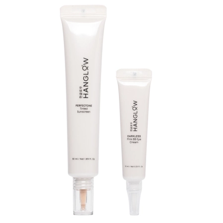 HanGlow - GlowUp Kit 02 - Oční krém 15 ml + Tónovací opalovací krém 50 ml