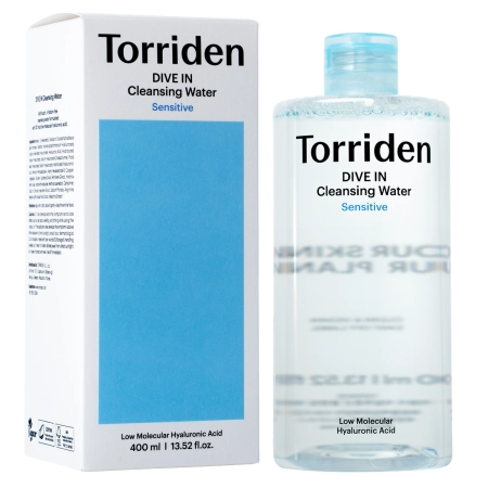Torriden - Dive In - Low Molecular Hyaluronic Acid Cleansing Water - Hydratační micelární voda - 400 ml