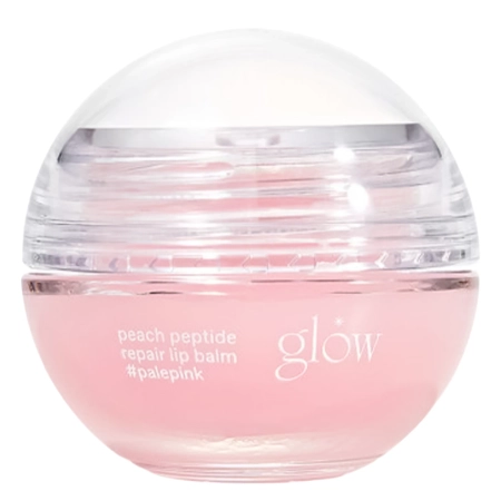 glow - Peach Peptide Repair Lip Balm - Peptidový balzám na rty - #Palepink - 8 g