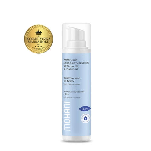 Mohani - Regenerační bariérový krém s ektoinem 2%, mikrobiologickým komplexem 5% a ceramidem NP - 50 ml