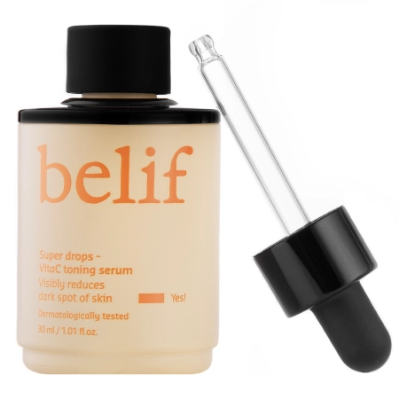 Belif - Super Drops VitaC Toning Serum - Rozjasňující sérum na obličej - 30 ml