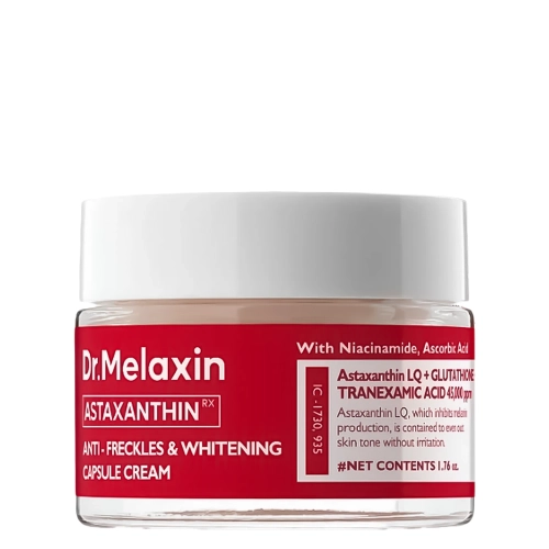 Dr.Melaxin - Astaxanthin Anti-Freckles and Whitening Capsule Cream - Rozjasňující omlazující krém s astaxantinem - 50 g
