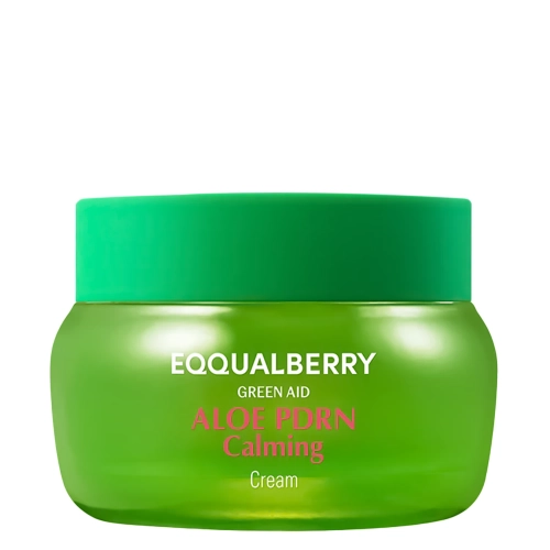 EQQUALBERRY - Aloe PDRN Calming Cream - Zklidňující krém s aloe vera a PDRN - 50 ml