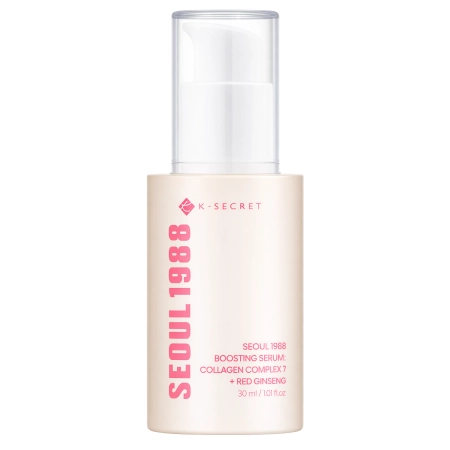 K-SECRET - SEOUL 1988 Boosting Serum : Collagen Complex 7 + Red Ginseng - Sérum s kolagenem a ženšenovým extraktem - 30 ml