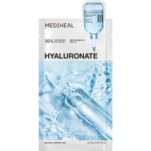 Mediheal - Hyaluronate Essential Mask Ultra Hydration - Hloubkově hydratační plátýnková maska - 24 ml