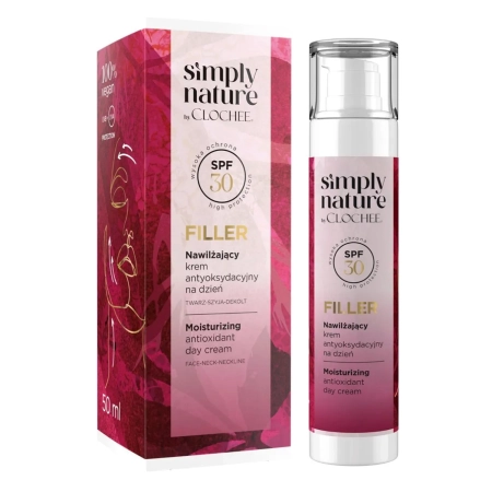 Clochee - Simply Nature Filler - SPF 30 Hydratační antioxidační denní krém - 50 ml