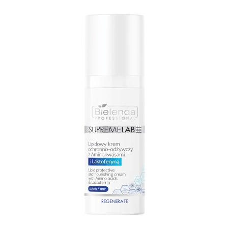 Bielenda Professional - Supremelab - Ochranný a vyživující lipidový krém s aminokyselinami a laktoferinem - 50 ml