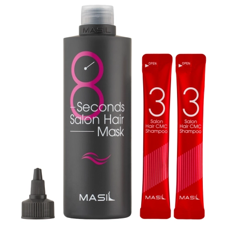 Masil - 8 Seconds Salon Hair Mask Set - Sada na péči o vlasy: šampon a maska - 350 ml