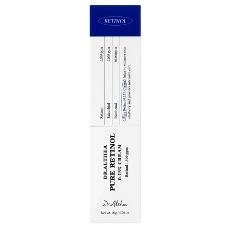 Dr. Althea - Pure Retinol 0,15% Cream - Krém na obličej proti vráskám s retinolem - 20 g