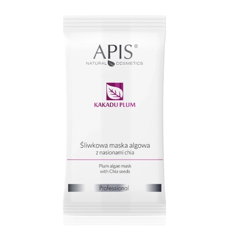 Apis - Professional - Kakadu Plum - Plum Algae Mask with Chia seeds - Švestková alginátová maska s chia semínky - 20 g