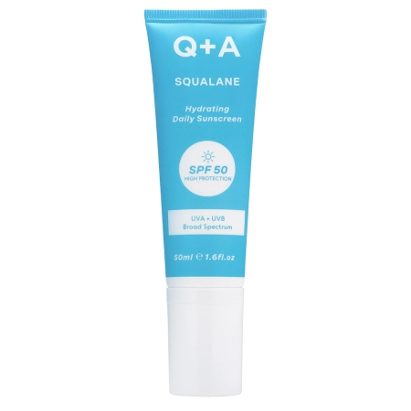 Q+A - Squalane SPF50 Hydrating Facial Sunscreen - Hydratační opalovací krém na obličej se skvalanem a SPF50 - 50 ml
