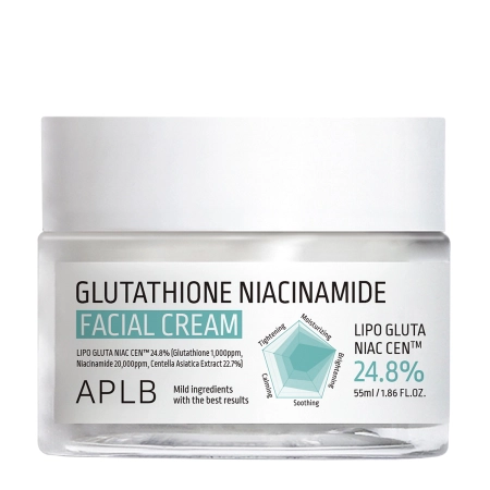 APLB - Glutathione Niacinamide Facial Cream - Rozjasňující krém na obličej - 55 ml