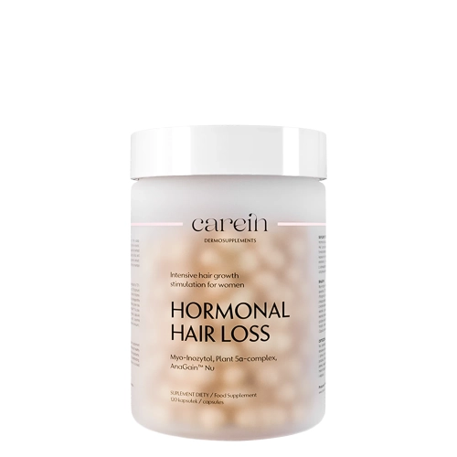 Carein - Hormonal Hair Loss - Dermosuplement - Ztráta vlasů z hormonálních příčin - 120 kapslí