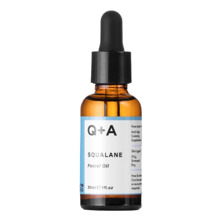 Q+A - Squalane - Facial Oil - Regenerační a zklidňující pleťový olej se skvalanem - 30 ml