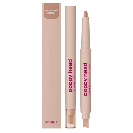 Poppy Head - Smudgic Velvet Matt Lipstick - Matná rtěnka v tužce - 02 Spellbound Nude - 0,85 g