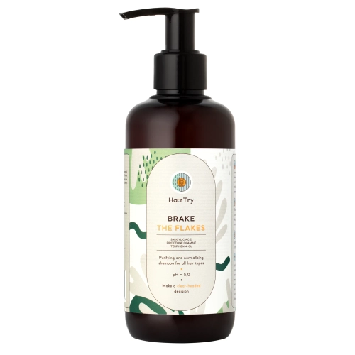 HairTry - Brake the flakes - Normalizační šampon s kyselinou salicylovou - 250 ml