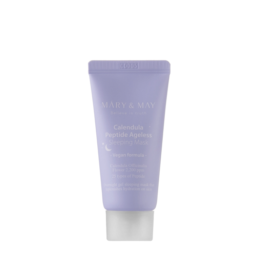 Mary&May - Vegan Calendula Peptide Ageless Sleeping Mask - Zklidňující a zpevňující noční maska - 30 g