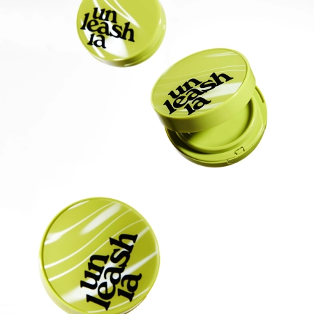 Unleashia - Healthy Green Cushion - SPF30/PA++ - 21 Eburnean - Saténový make-up v houbičce - náhradní balení - 15 g