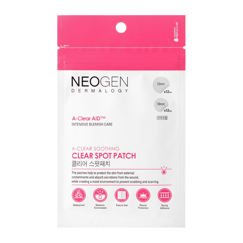 Neogen - Dermalogy A-Clear Soothing Clear Spot Patch - Náplasti na nedokonalosti - 24 ks