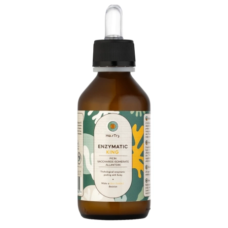 HairTry - Enzymatic King - Trichologický enzymatický peeling s ficinem -100 ml