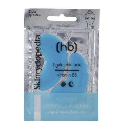 Skincyclopedia - Hydrogelové náplasti na oči s kyselinou hyaluronovou, vitaminem B5, niacinamidem, ceramidy a kolagenem - 2ks.
