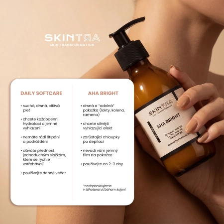 SkinTra - AHA Bright -Balzám s AHA kyselinami 9 % - 200 ml
