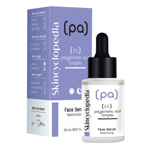 Skincyclopedia - Face Serum 3% Polyglutamic Acid Complex - Hloubkově hydratační pleťové sérum - 30 ml