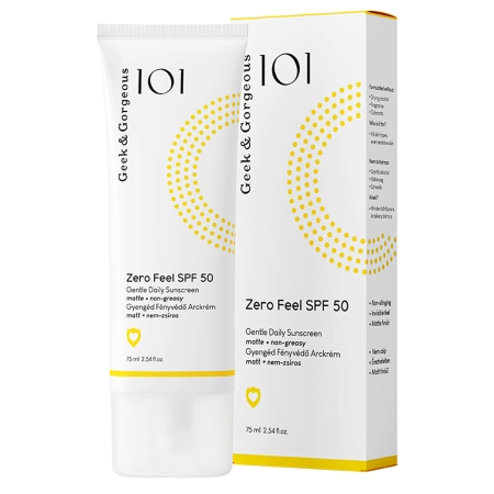Geek&Gorgeous - Zero Feel SPF50 - Neviditelný opalovací krém SPF50 - 75 ml