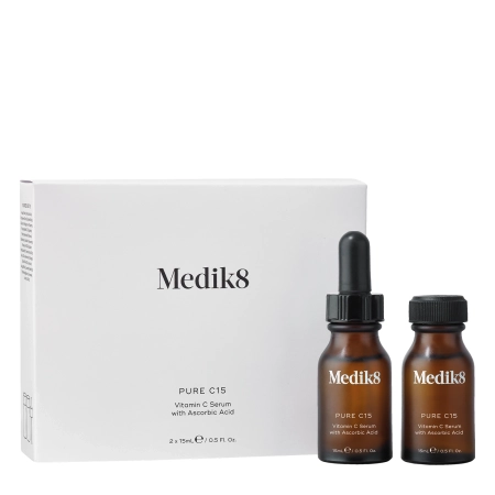 Medik8 - Pure C15 - Omlazující denní sérum s čistým vitamínem C - 2x15 ml