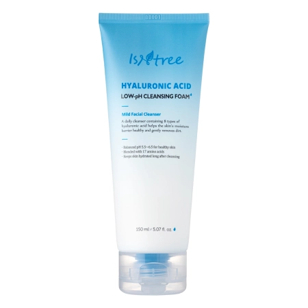 Isntree - Hyaluronic Acid Low-pH Cleansing Foam - Čisticí pěna s kyselinou hyaluronovou a nízkým pH - 150 ml