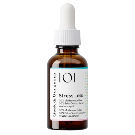 Geek & Gorgeous - Stress Less Beta Glucan + Madecassoside - 0,5 % - Gelové sérum s beta-glukanem a Madecassosideem - 30 ml