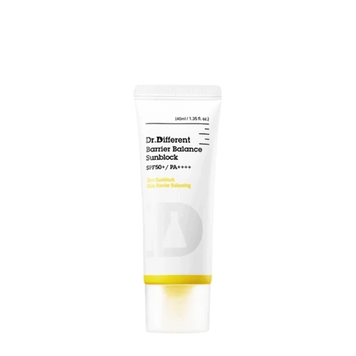 Dr.Different - Barrier Balance Sunblock SPF50+ PA++++ - Minerální opalovací krém - 40 ml