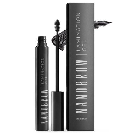 Nanolash - Nanobrow Lamination Gel - Gel na obočí - Black - 7 ml