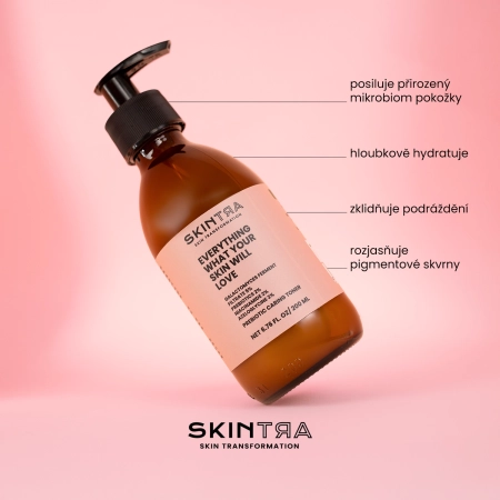  SkinTra - Everything What Your Skin Will Love - Prebiotické pečující tonikum - 200 ml