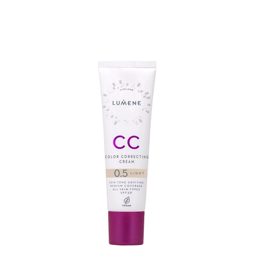 Lumene - CC Color Correcting Cream SPF 20 - Korekční make-up CC - 0,5 Light - 30 ml