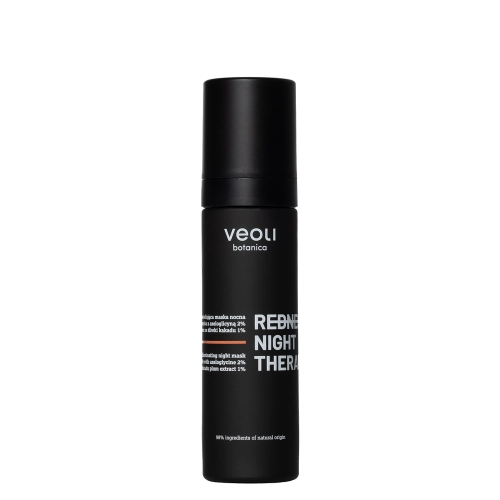 Veoli Botanica - Redness Night Therapy - Zklidňující a rozjasňující noční maska na červené žilky - 50 ml
