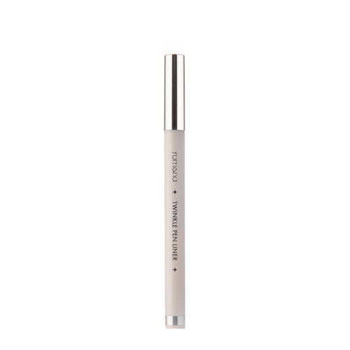 Rom&nd - Twinkle Pen Liner - Třpytivé oční linky v peru - 01 Silver Flake - 0,5 g