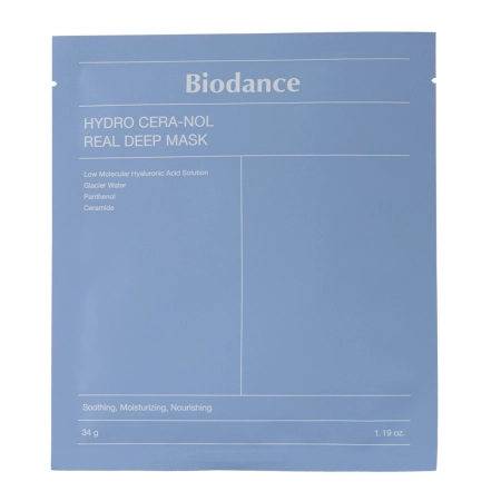 Biodance - Hydro Cera-nol Real Deep Mask Set - Hydratační kolagenová maska na obličej - 4ks/34g