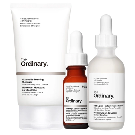 The Ordinary - The Sensitive Skin Set - Sada pro citlivou pleť - Pěna 50 ml + Sérum 15 ml + Mikroemulze 60 ml
